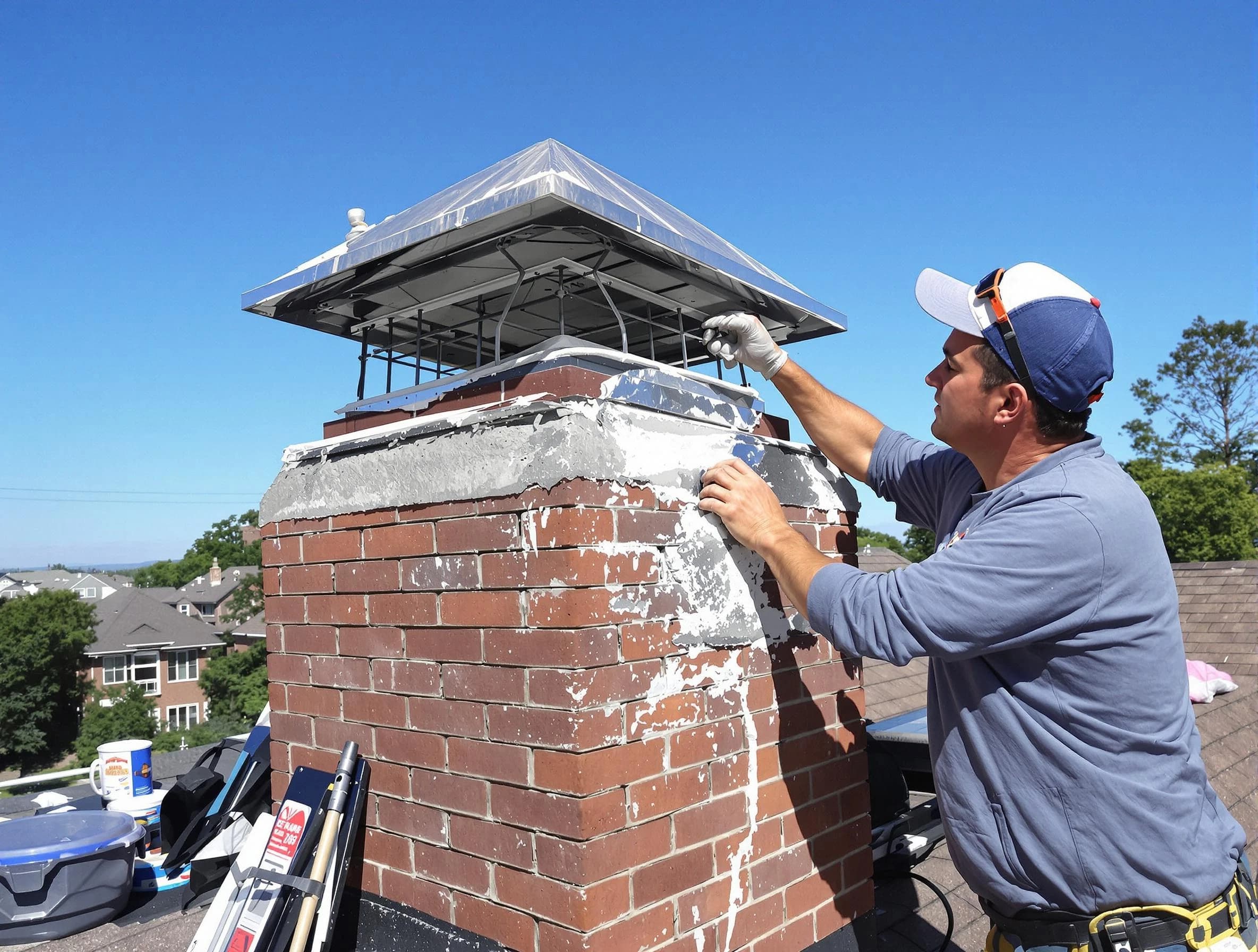 Chimney Crown Services service in Sheridan, CO