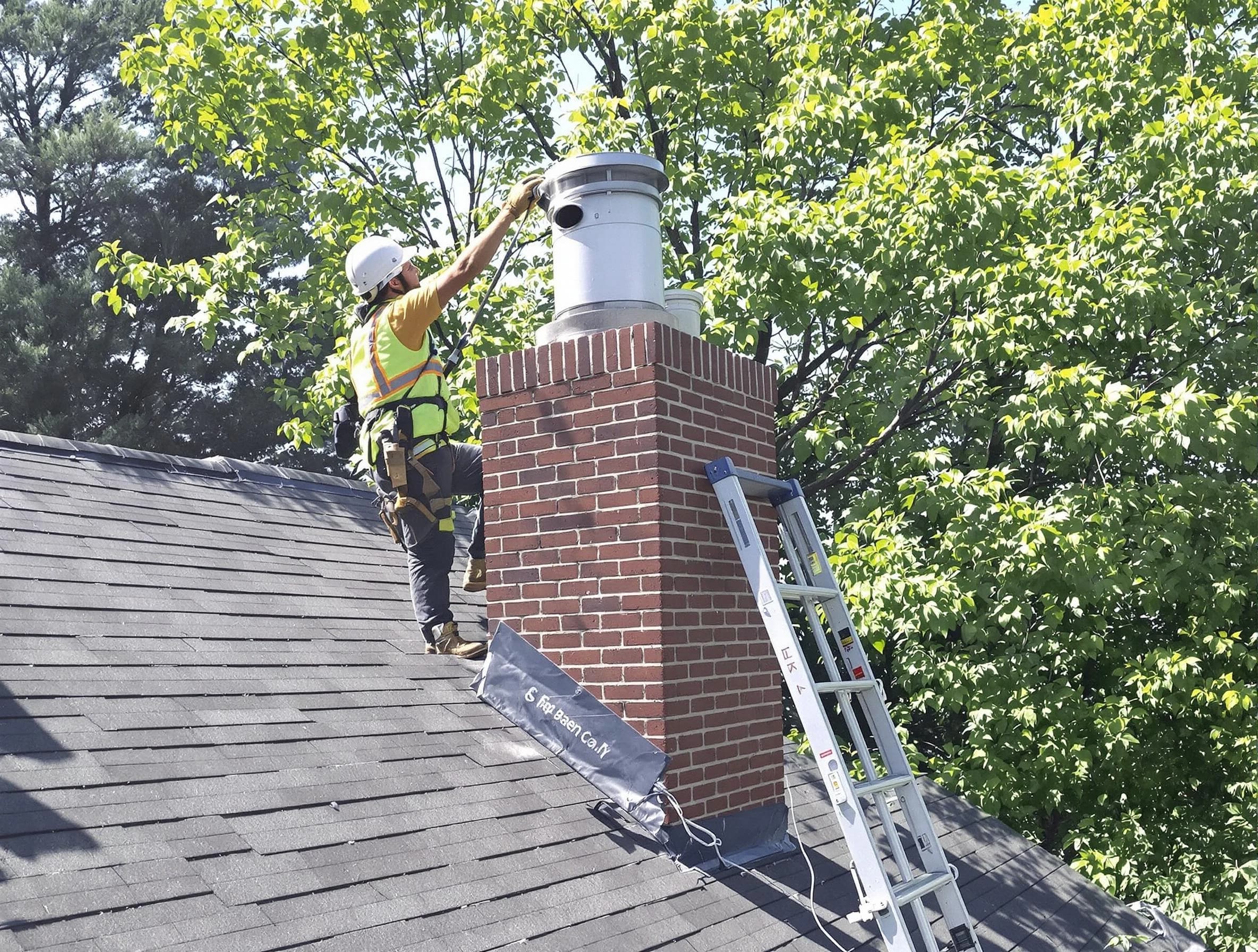 Chimney liner inspection by Sheridan Chimney Sweep in Sheridan, CO